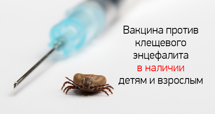 Вакцина против клещевого энцефалита в наличии в медицинском центре "Здоровый ребенок" в Воронеже